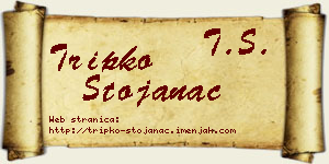 Tripko Stojanac vizit kartica